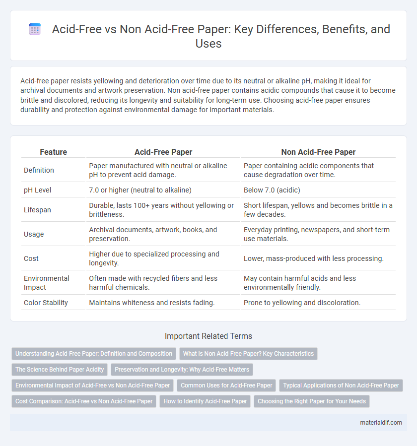 Acid-Free vs Non Acid-Free Paper: Key Differences, Benefits, and Uses