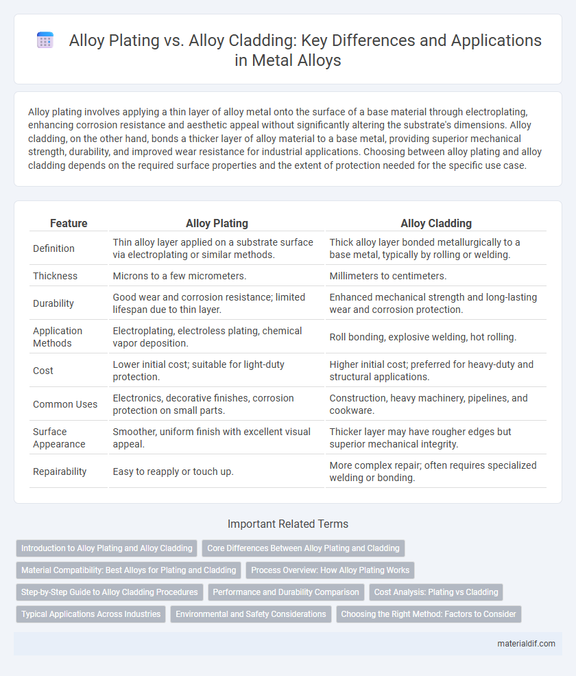 Alloy Plating vs. Alloy Cladding: Key Differences and Applications in Metal Alloys