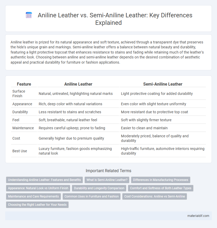 Aniline Leather vs. Semi-Aniline Leather: Key Differences Explained