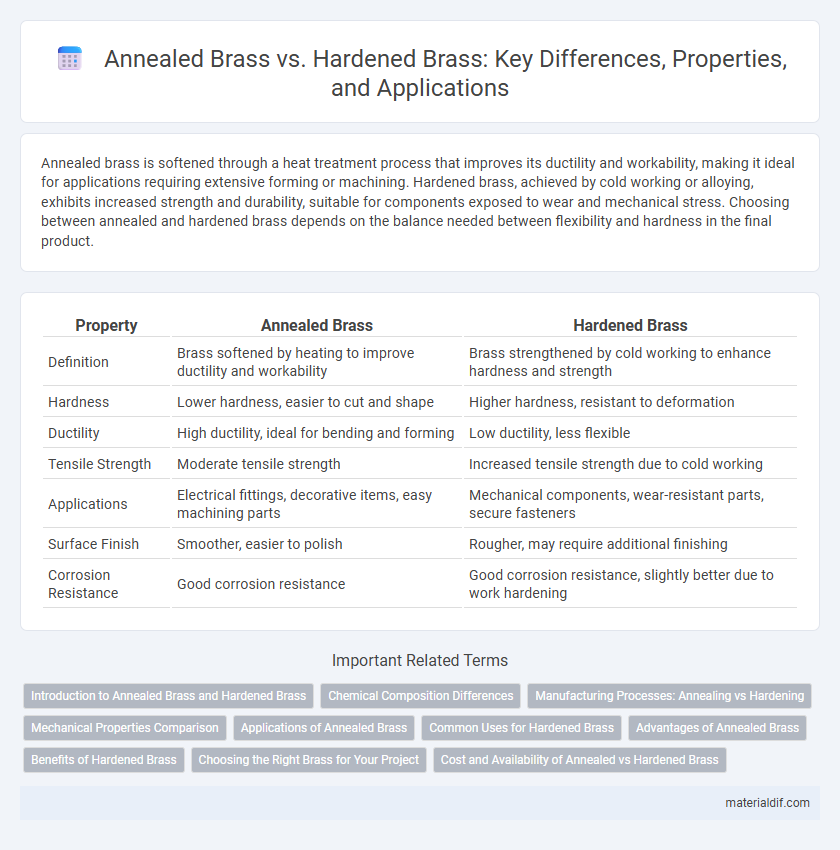 Annealed Brass vs. Hardened Brass: Key Differences, Properties, and Applications