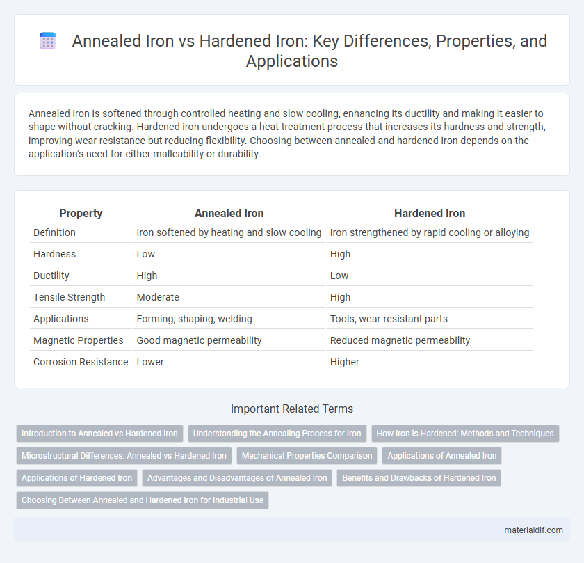 Annealed Iron vs Hardened Iron: Key Differences, Properties, and Applications