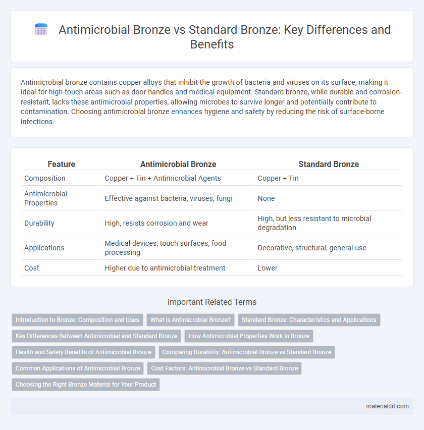 Antimicrobial Bronze vs Standard Bronze: Key Differences and Benefits