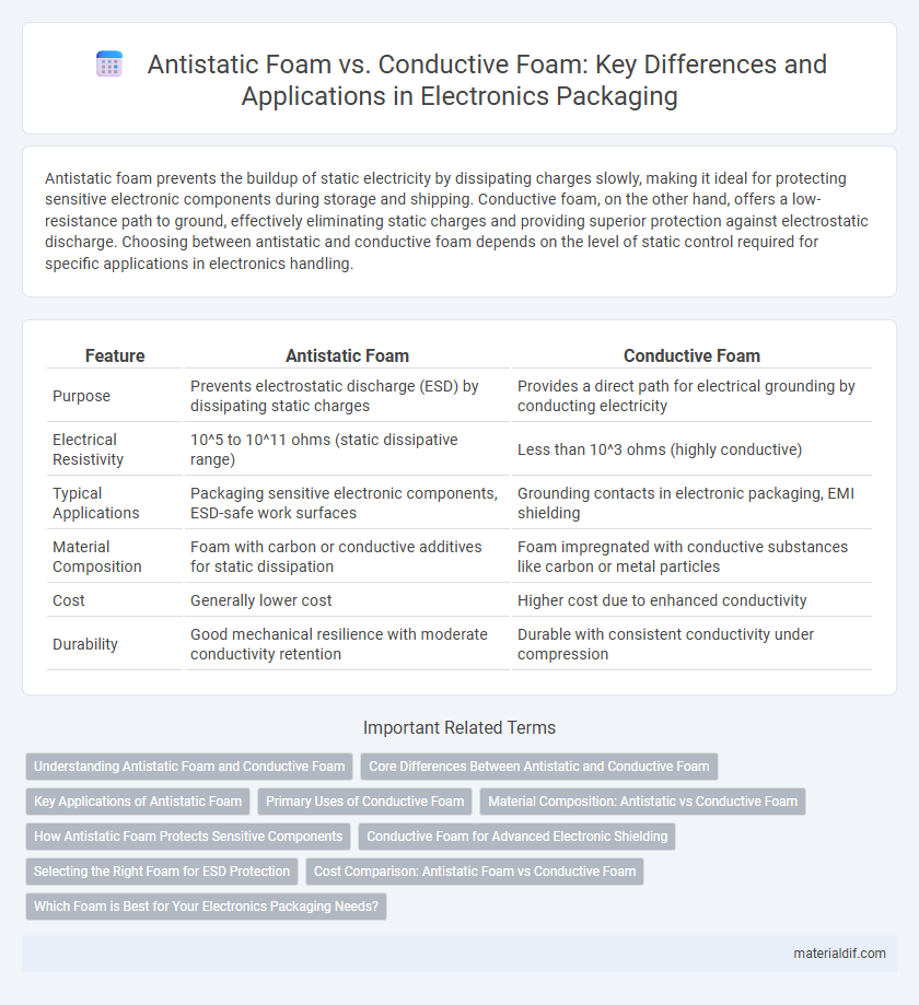 Antistatic Foam vs. Conductive Foam: Key Differences and Applications in Electronics Packaging