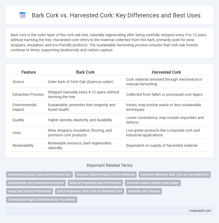 Bark Cork vs. Harvested Cork: Key Differences and Best Uses