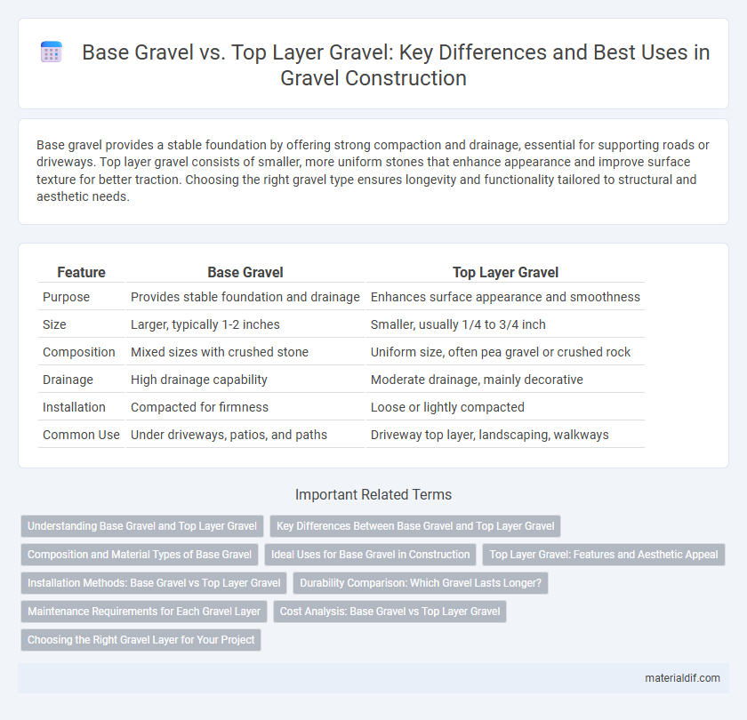 Base Gravel vs. Top Layer Gravel: Key Differences and Best Uses in Gravel Construction