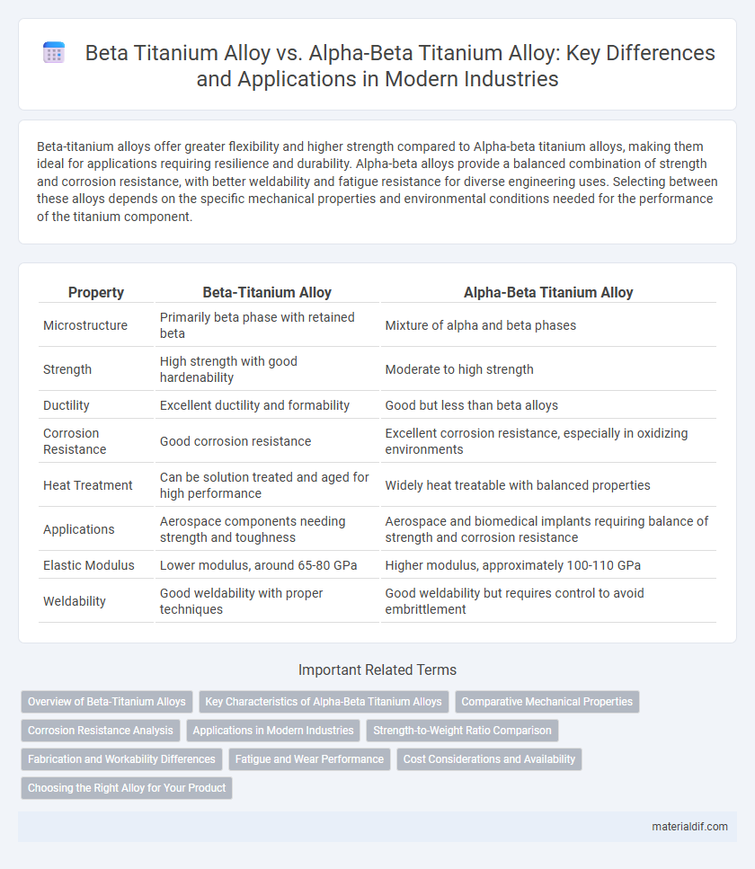 Beta Titanium Alloy vs. Alpha-Beta Titanium Alloy: Key Differences and Applications in Modern Industries