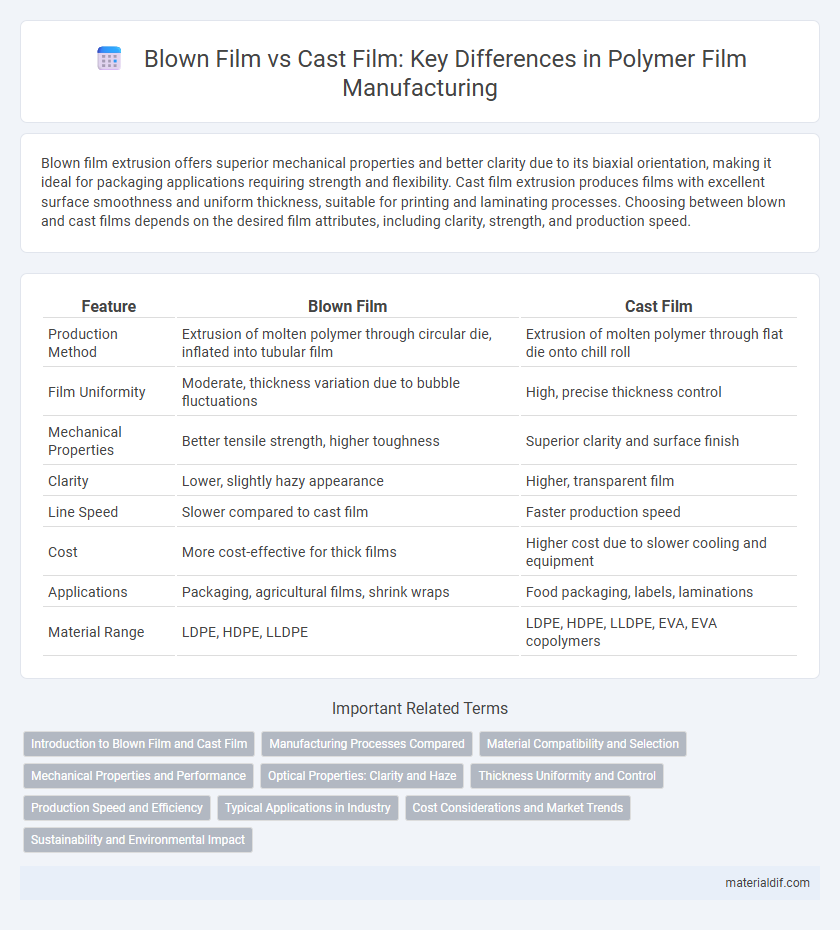 Blown Film vs Cast Film: Key Differences in Polymer Film Manufacturing
