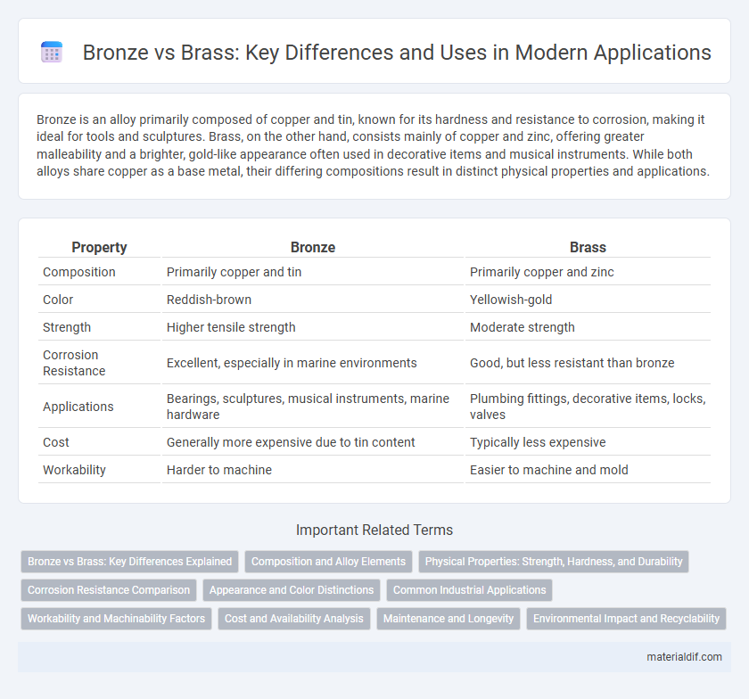 Bronze vs Brass: Key Differences and Uses in Modern Applications