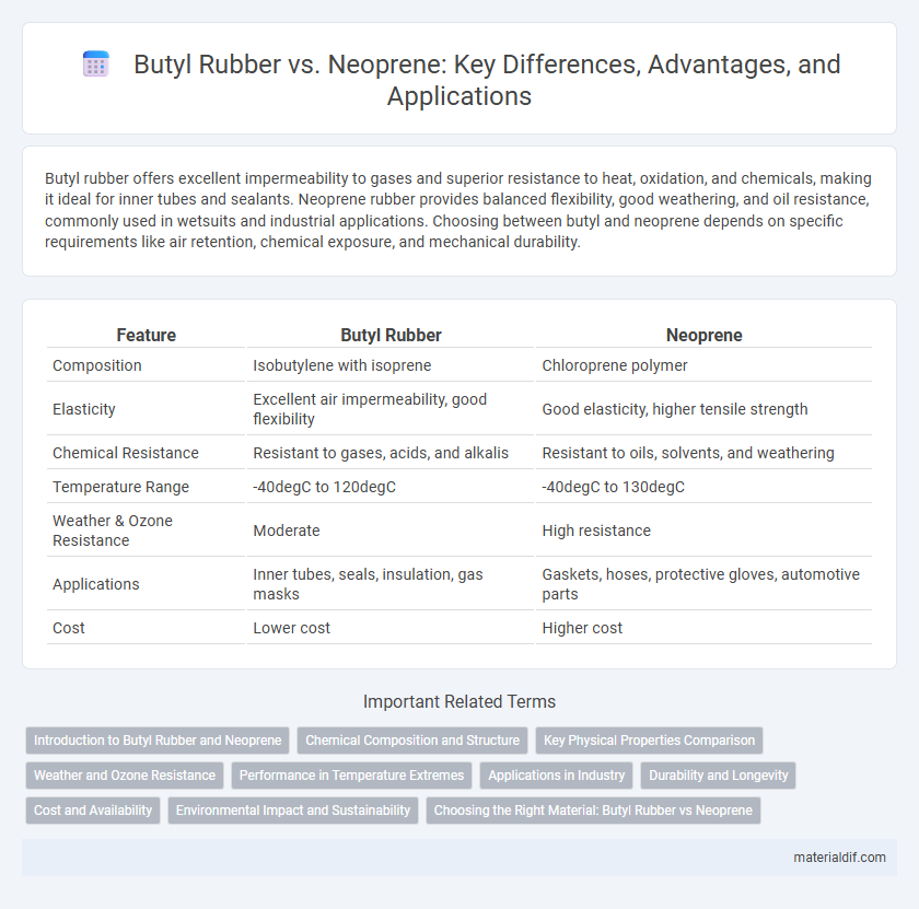 Butyl Rubber vs. Neoprene: Key Differences, Advantages, and Applications