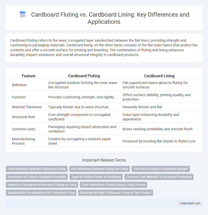 Cardboard Fluting vs. Cardboard Lining: Key Differences and Applications