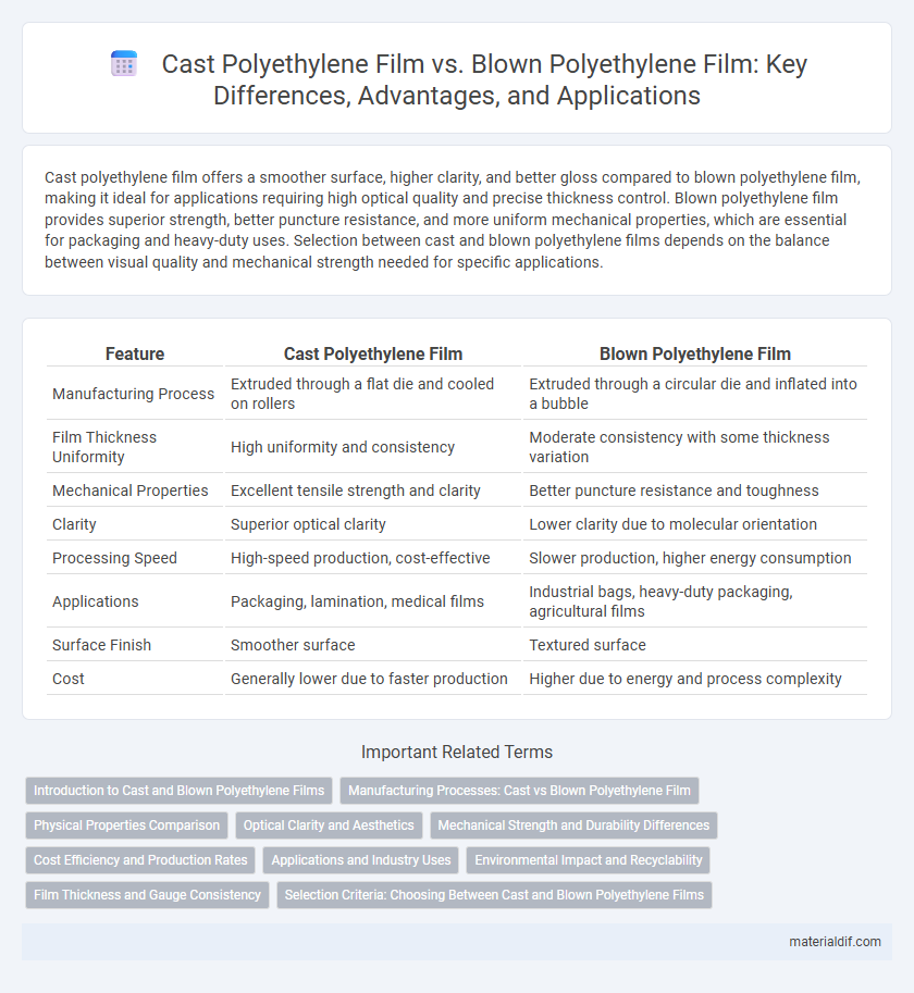 Cast Polyethylene Film vs. Blown Polyethylene Film: Key Differences, Advantages, and Applications