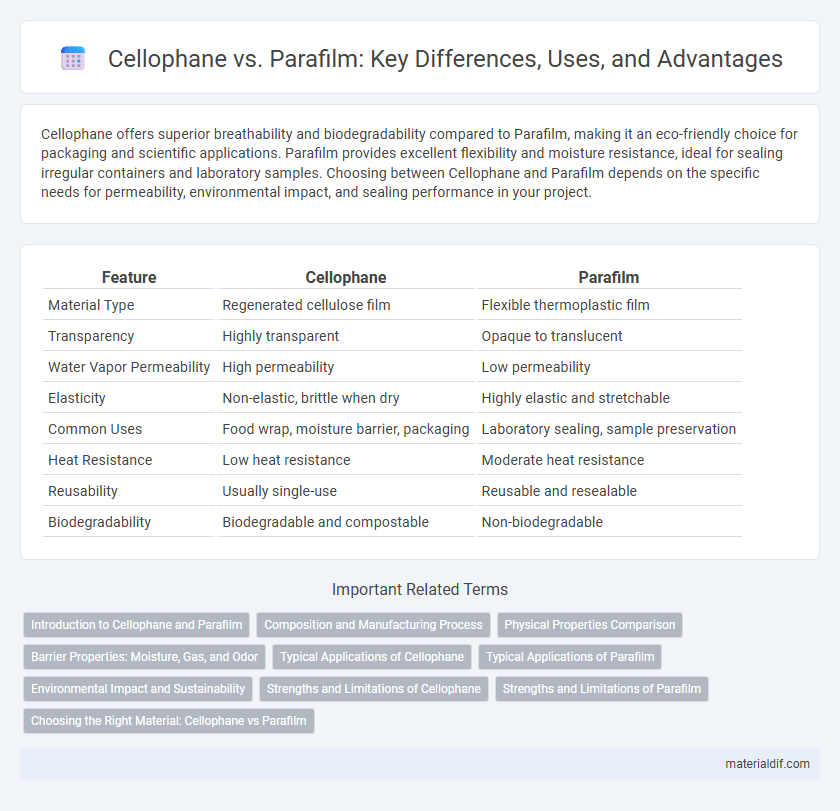 Cellophane vs. Parafilm: Key Differences, Uses, and Advantages