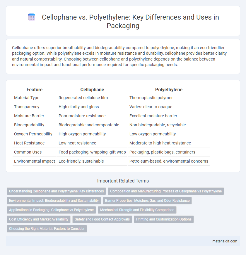 Cellophane vs. Polyethylene: Key Differences and Uses in Packaging
