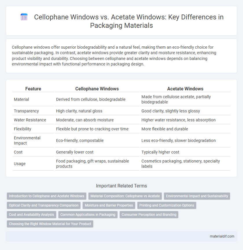 Cellophane Windows vs. Acetate Windows: Key Differences in Packaging Materials