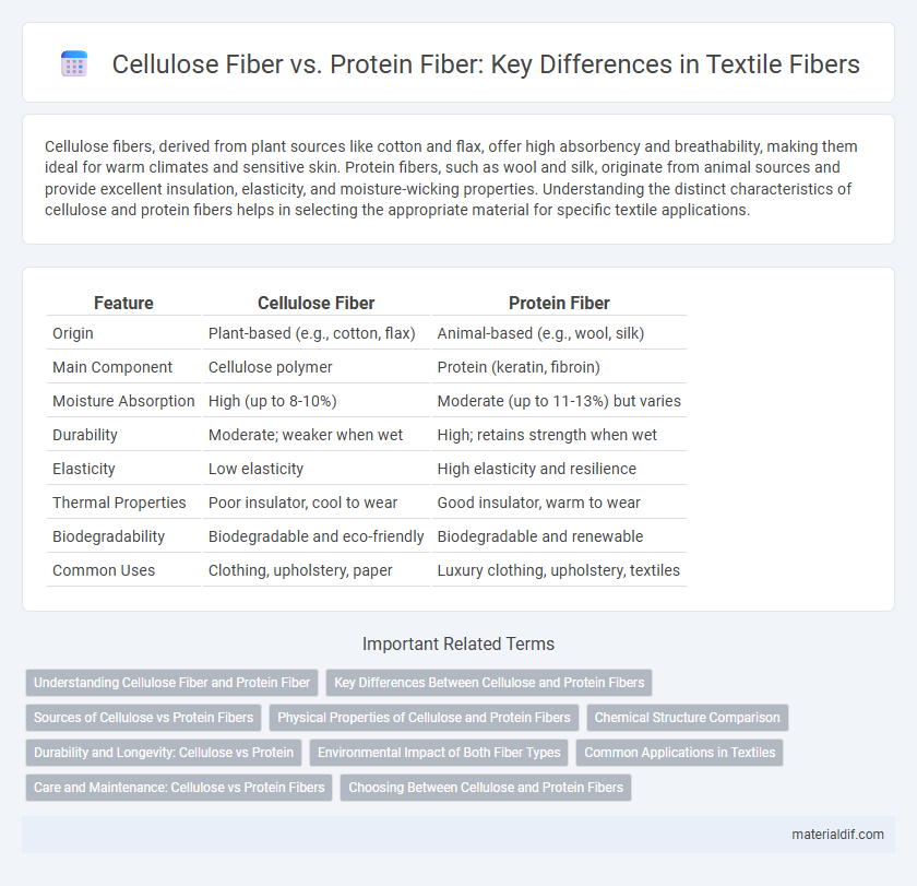 Cellulose Fiber vs. Protein Fiber: Key Differences in Textile Fibers