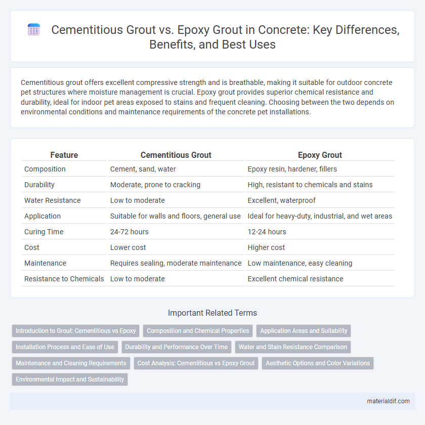Cementitious Grout vs. Epoxy Grout in Concrete: Key Differences, Benefits, and Best Uses
