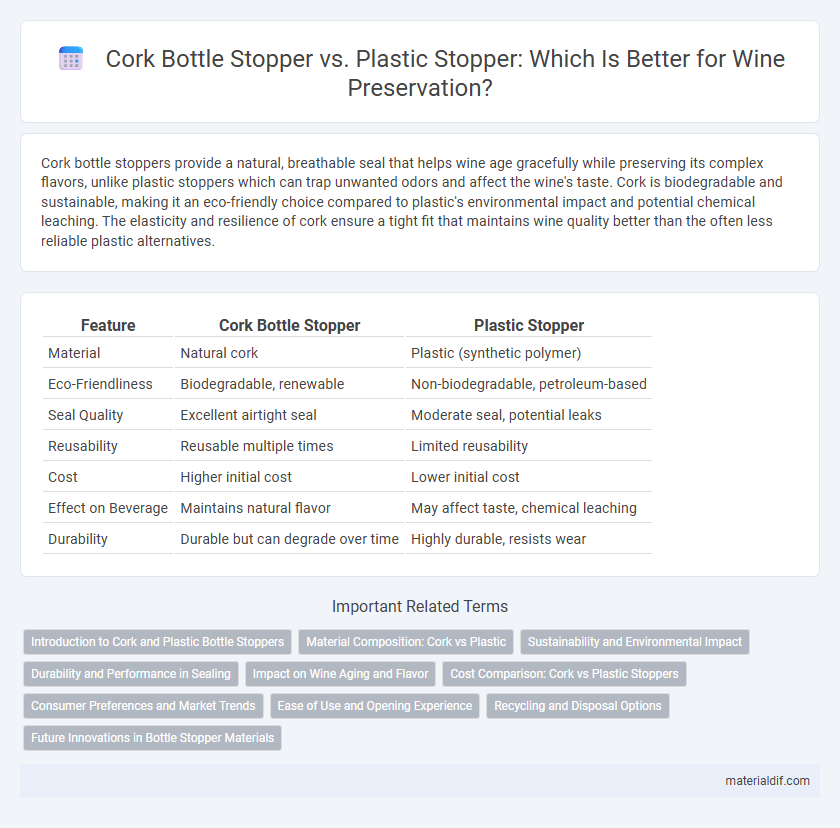 Cork Bottle Stopper vs. Plastic Stopper: Which Is Better for Wine Preservation?