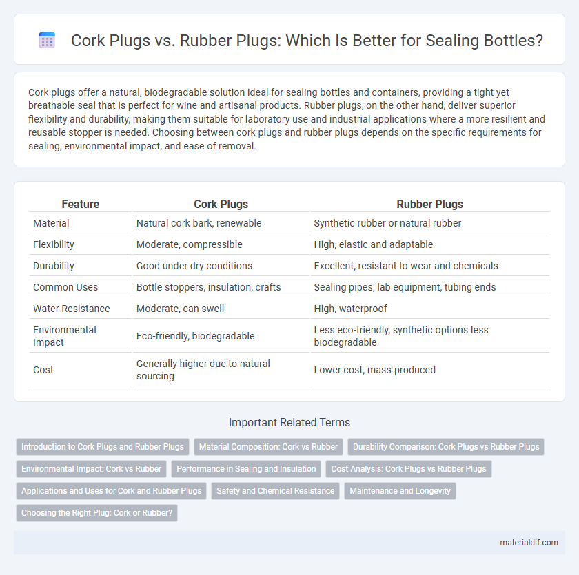 Cork Plugs vs. Rubber Plugs: Which Is Better for Sealing Bottles?