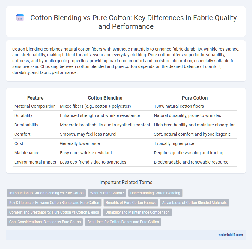 Cotton Blending vs Pure Cotton: Key Differences in Fabric Quality and Performance