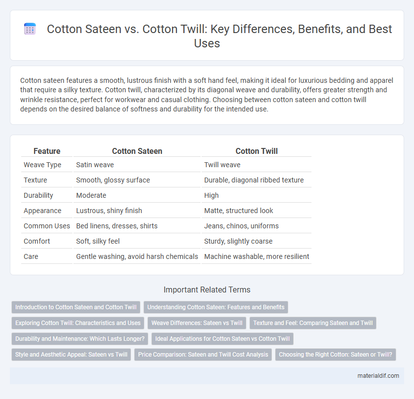 Cotton Sateen vs. Cotton Twill: Key Differences, Benefits, and Best Uses