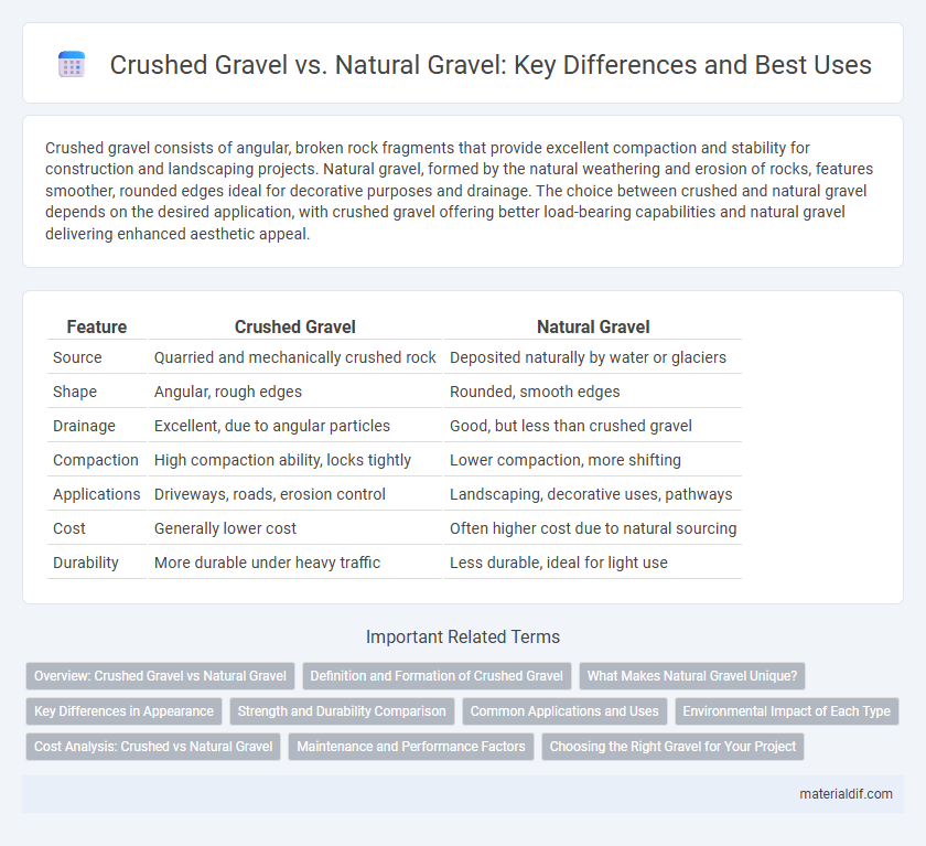 Crushed Gravel vs. Natural Gravel: Key Differences and Best Uses