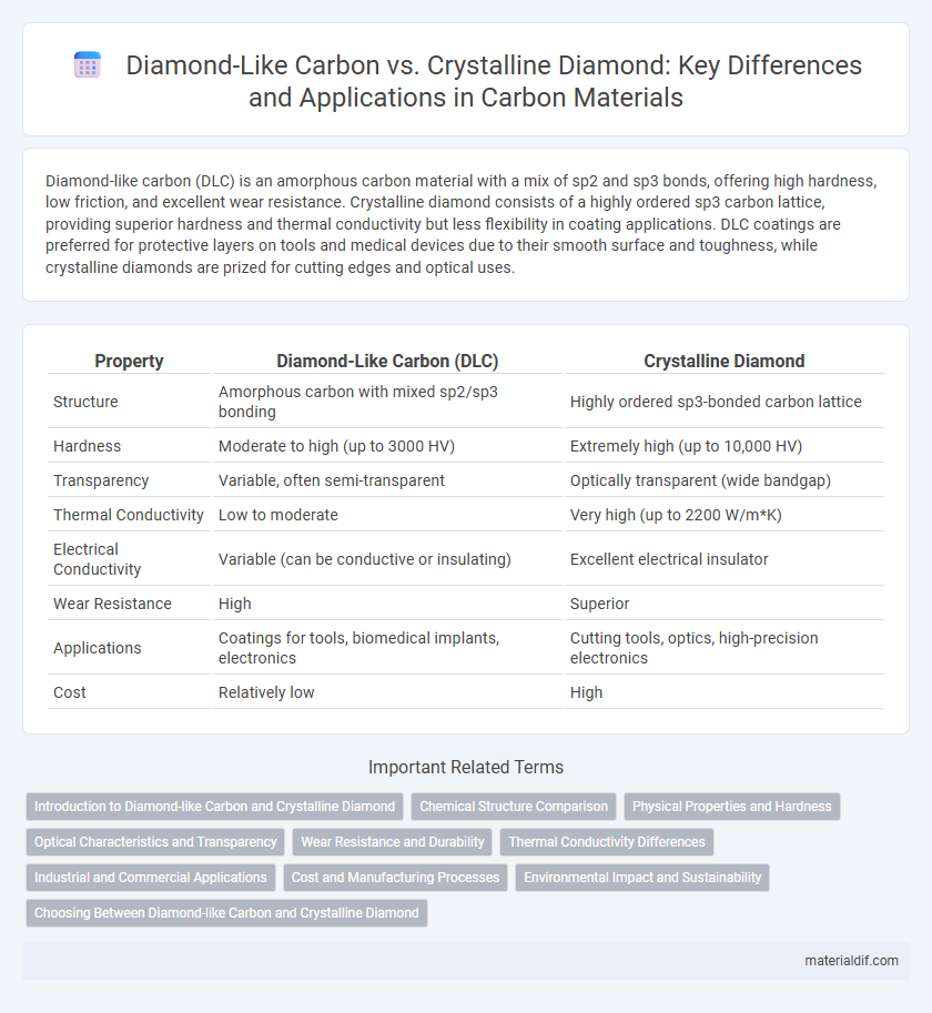 Diamond-Like Carbon vs. Crystalline Diamond: Key Differences and Applications in Carbon Materials