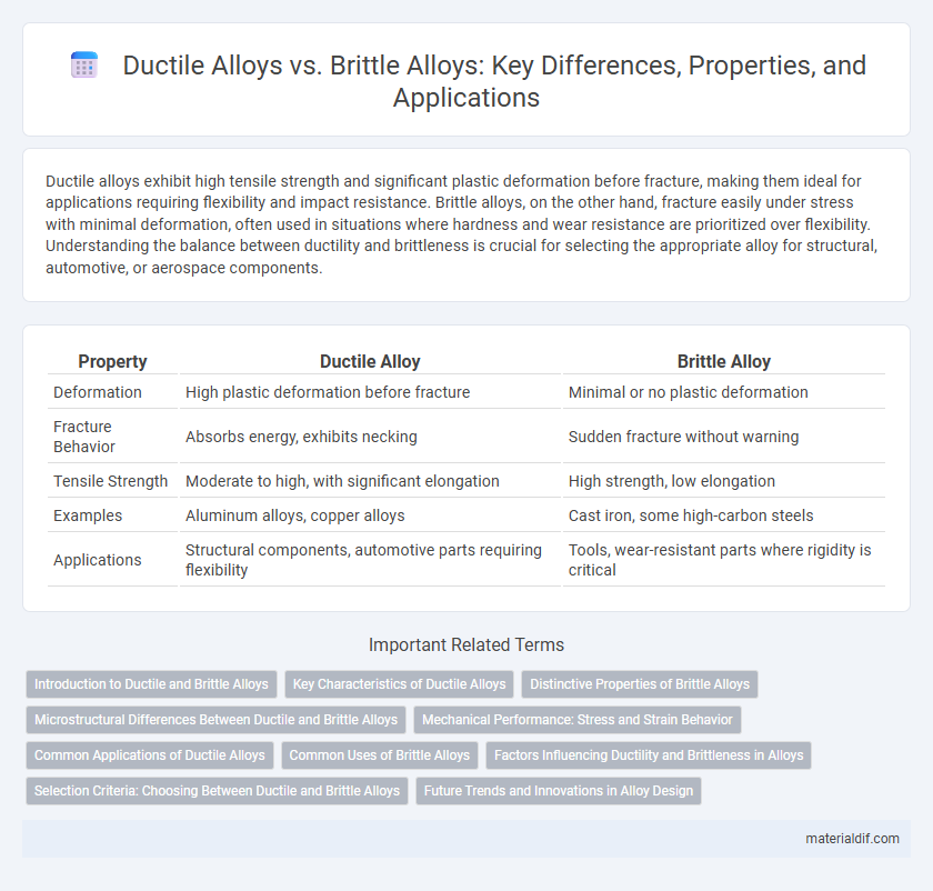Ductile Alloys vs. Brittle Alloys: Key Differences, Properties, and Applications