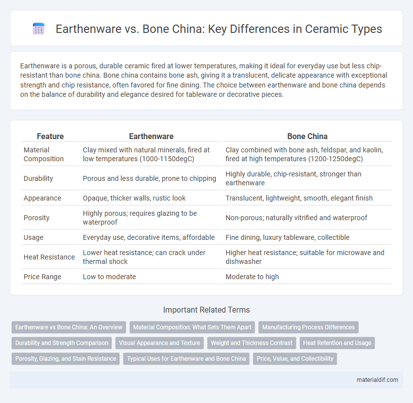 Earthenware vs. Bone China: Key Differences in Ceramic Types