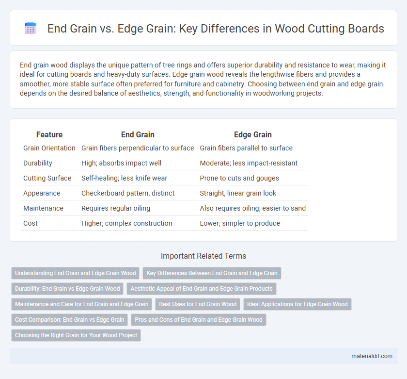 End Grain vs. Edge Grain: Key Differences in Wood Cutting Boards