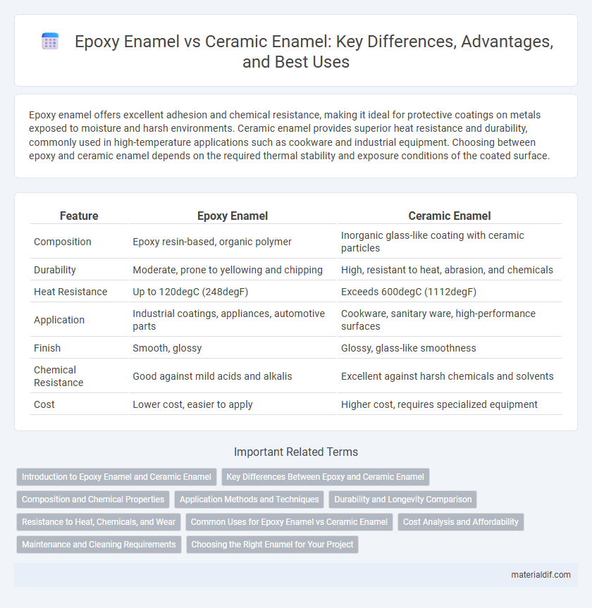 Epoxy Enamel vs Ceramic Enamel: Key Differences, Advantages, and Best Uses