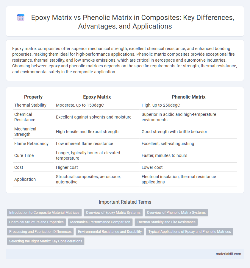 Epoxy Matrix vs Phenolic Matrix in Composites: Key Differences, Advantages, and Applications