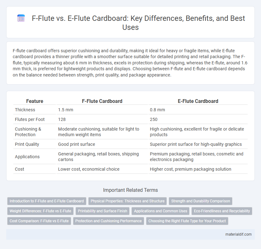 F-Flute vs. E-Flute Cardboard: Key Differences, Benefits, and Best Uses
