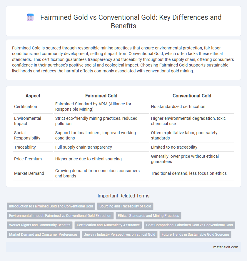 Fairmined Gold vs Conventional Gold: Key Differences and Benefits