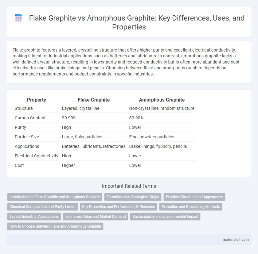 Flake Graphite vs Amorphous Graphite: Key Differences, Uses, and Properties