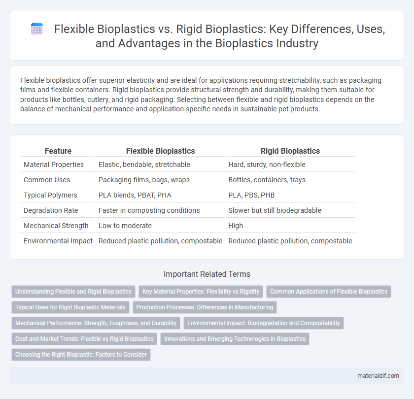 Flexible Bioplastics vs. Rigid Bioplastics: Key Differences, Uses, and Advantages in the Bioplastics Industry