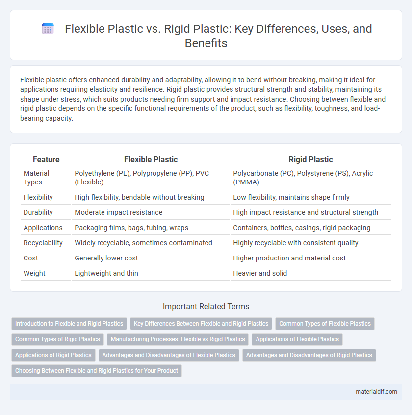 Flexible Plastic vs. Rigid Plastic: Key Differences, Uses, and Benefits