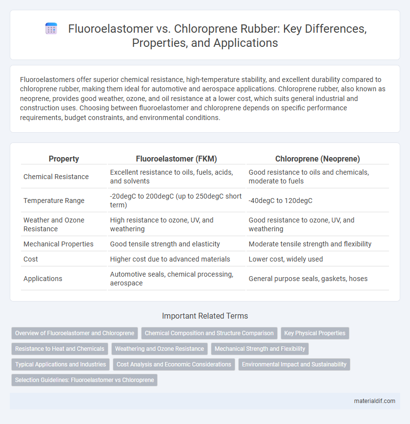 Fluoroelastomer vs. Chloroprene Rubber: Key Differences, Properties, and Applications
