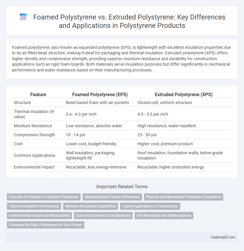 Foamed Polystyrene vs. Extruded Polystyrene: Key Differences and Applications in Polystyrene Products