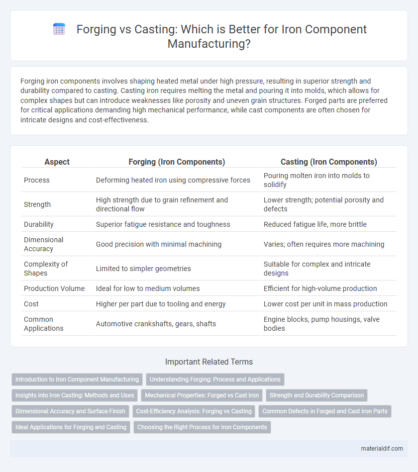Forging vs Casting: Which is Better for Iron Component Manufacturing?