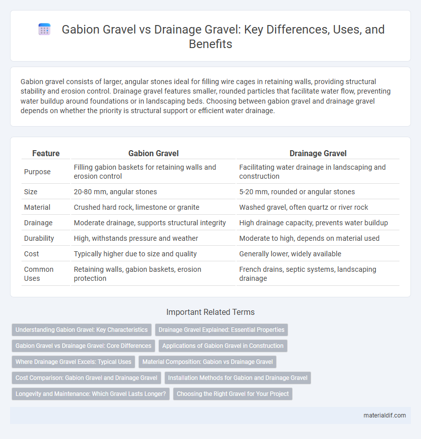 Gabion Gravel vs Drainage Gravel: Key Differences, Uses, and Benefits