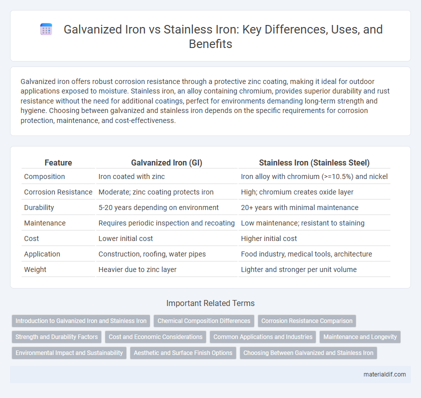 Galvanized Iron vs Stainless Iron: Key Differences, Uses, and Benefits