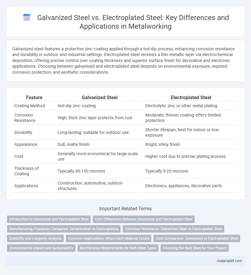 Galvanized Steel vs. Electroplated Steel: Key Differences and Applications in Metalworking