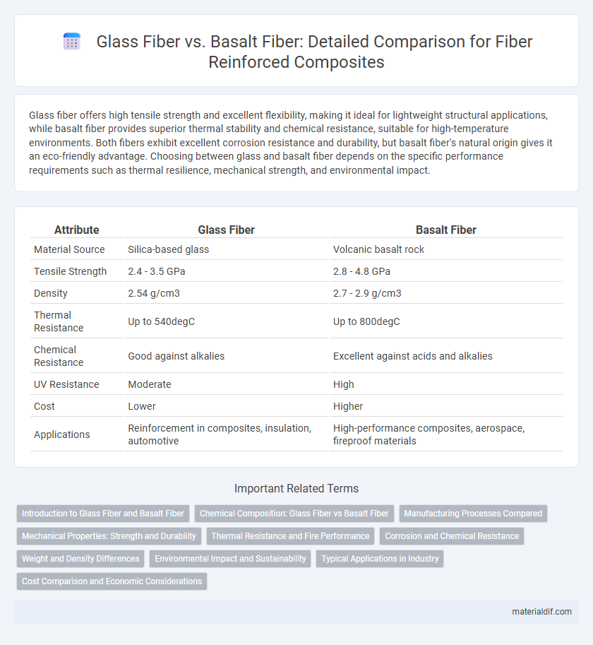 Glass Fiber vs. Basalt Fiber: Detailed Comparison for Fiber Reinforced Composites
