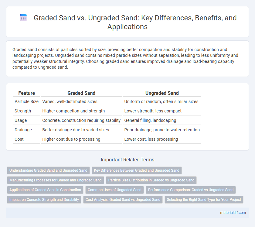 Graded Sand vs. Ungraded Sand: Key Differences, Benefits, and Applications
