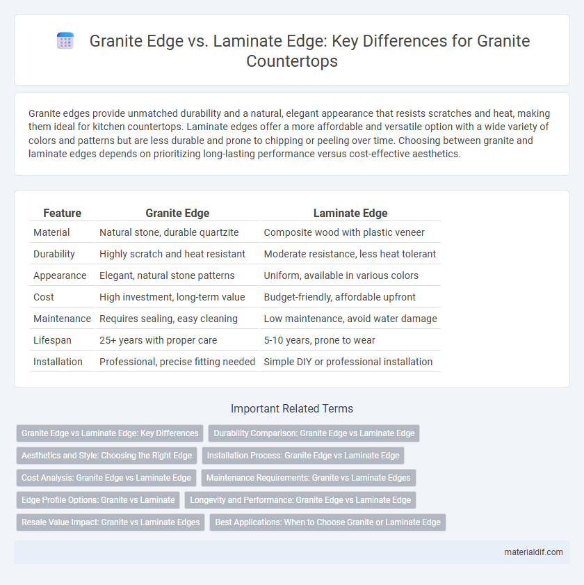 Granite Edge vs. Laminate Edge: Key Differences for Granite Countertops