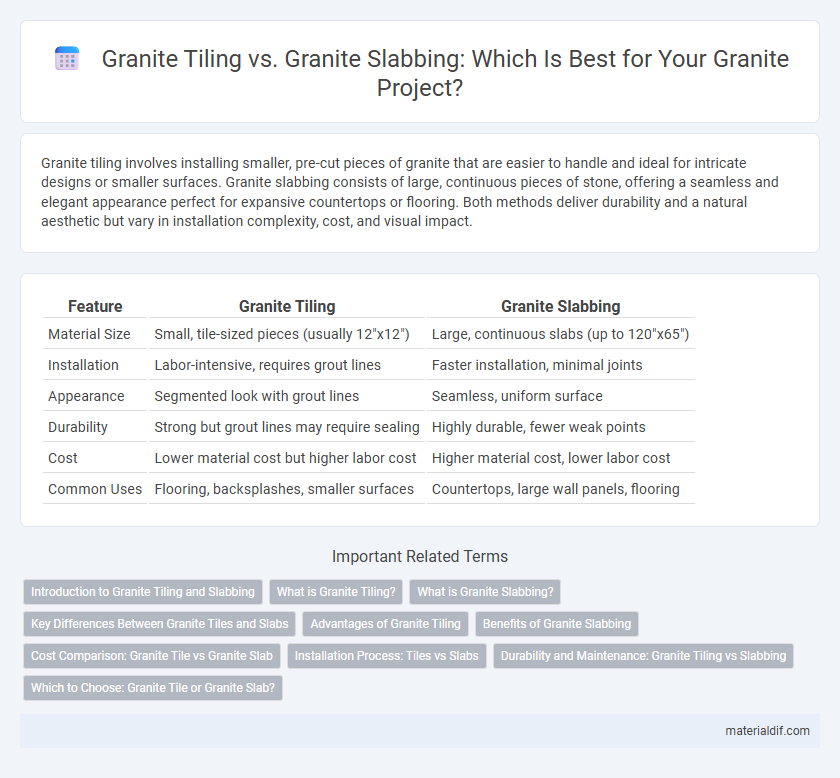 Granite Tiling vs. Granite Slabbing: Which Is Best for Your Granite Project?