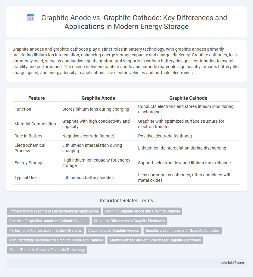 Graphite Anode vs. Graphite Cathode: Key Differences and Applications in Modern Energy Storage
