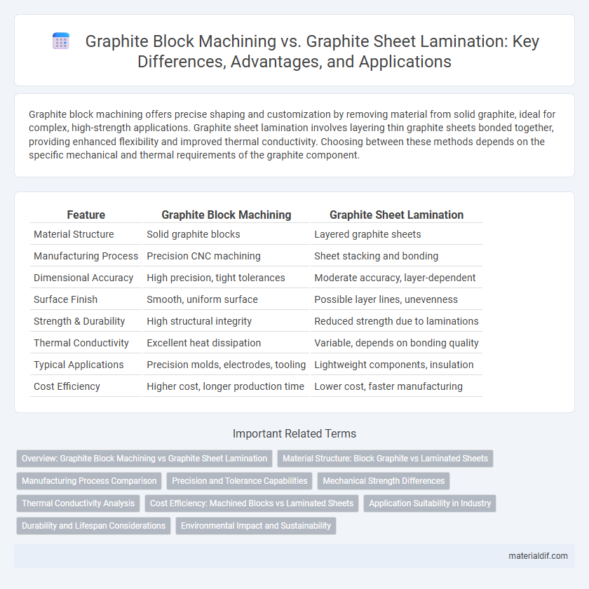 Graphite Block Machining vs. Graphite Sheet Lamination: Key Differences, Advantages, and Applications