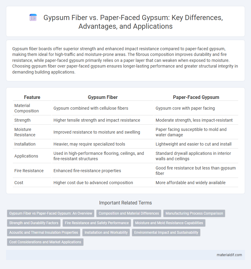 Gypsum Fiber vs. Paper-Faced Gypsum: Key Differences, Advantages, and Applications