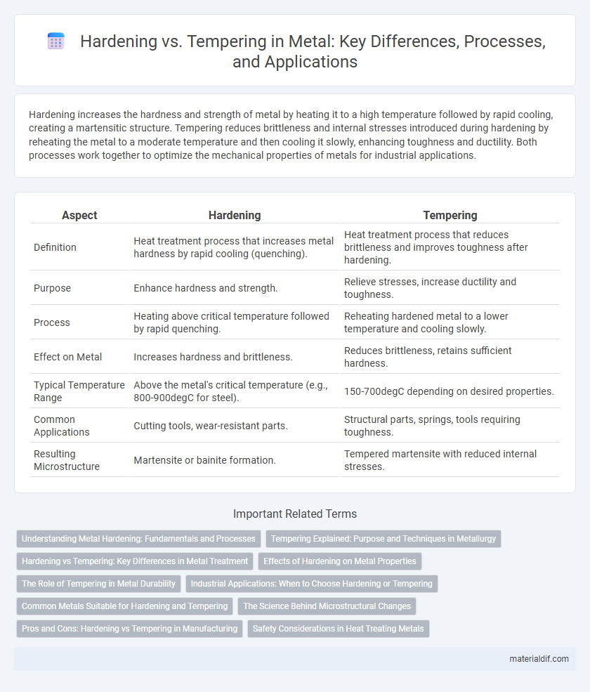 Hardening vs. Tempering in Metal: Key Differences, Processes, and Applications